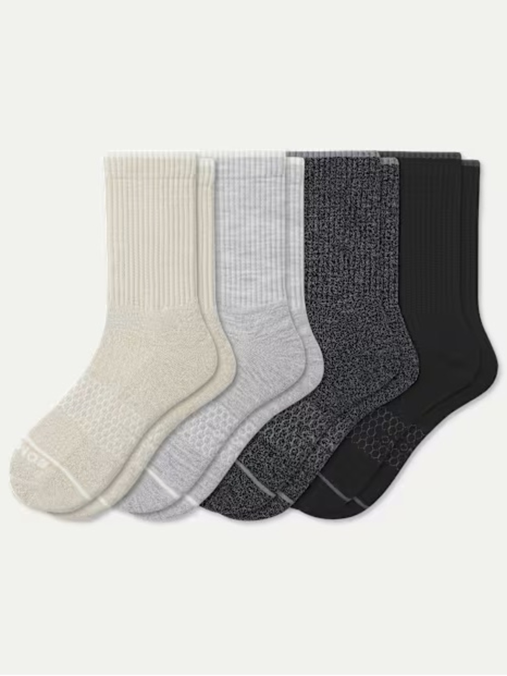 BOMBAS MERINO WOOL BLEND HALF CALF SOCK 4-PACK